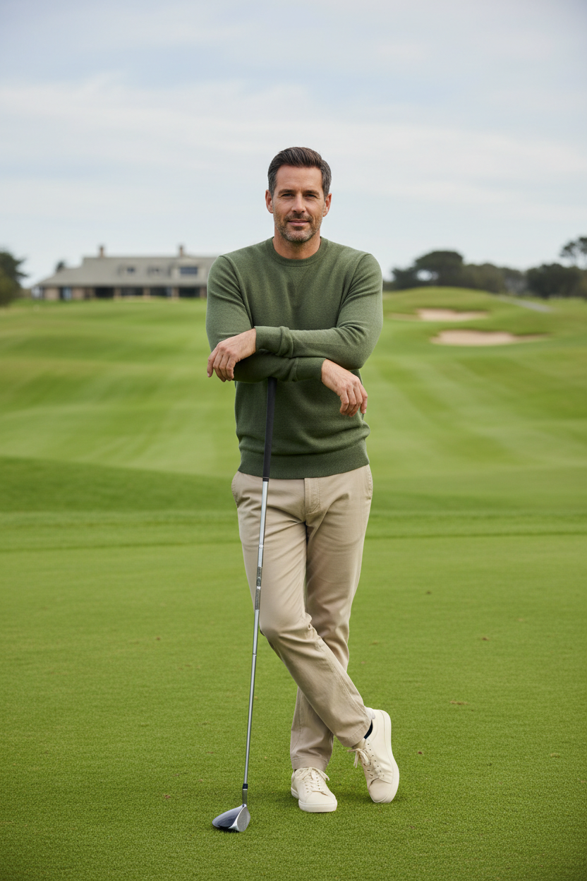 ribbed cuff and hem golf shirt, or any other sport, comfortable cotton fabric. good for layering