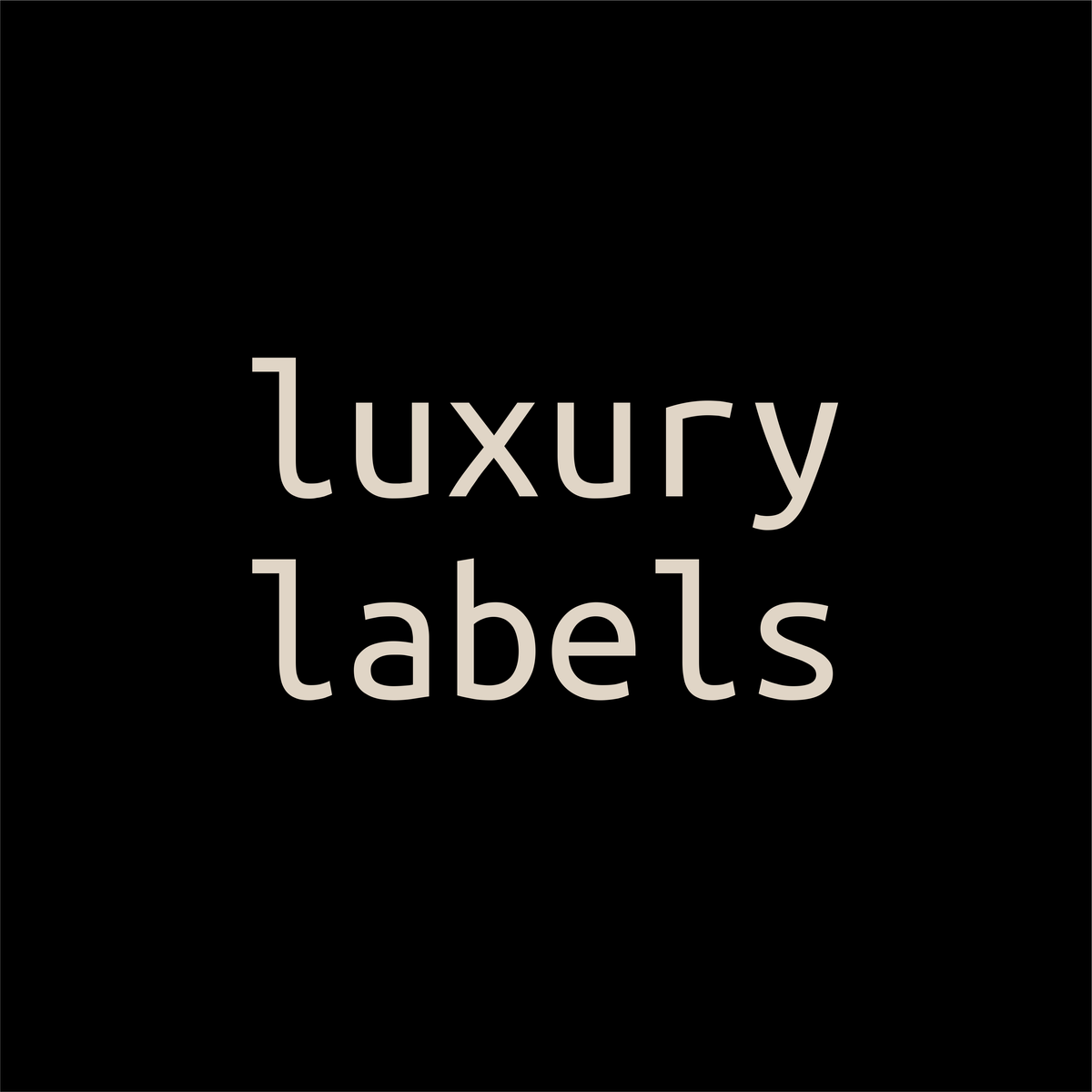 Luxury Labels Banner