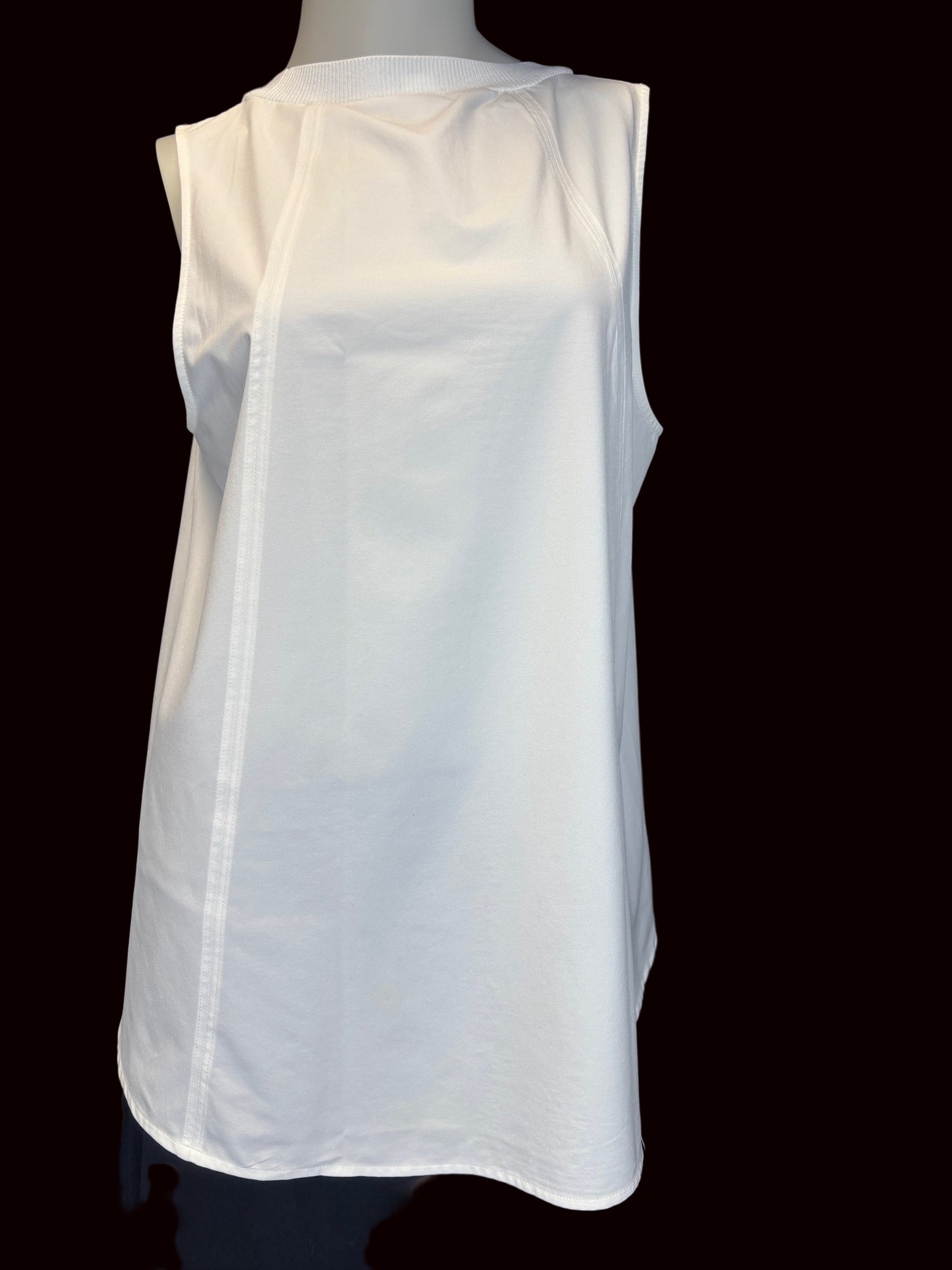Athleta Summit Spirit tank top detail view highlighting quality and construction