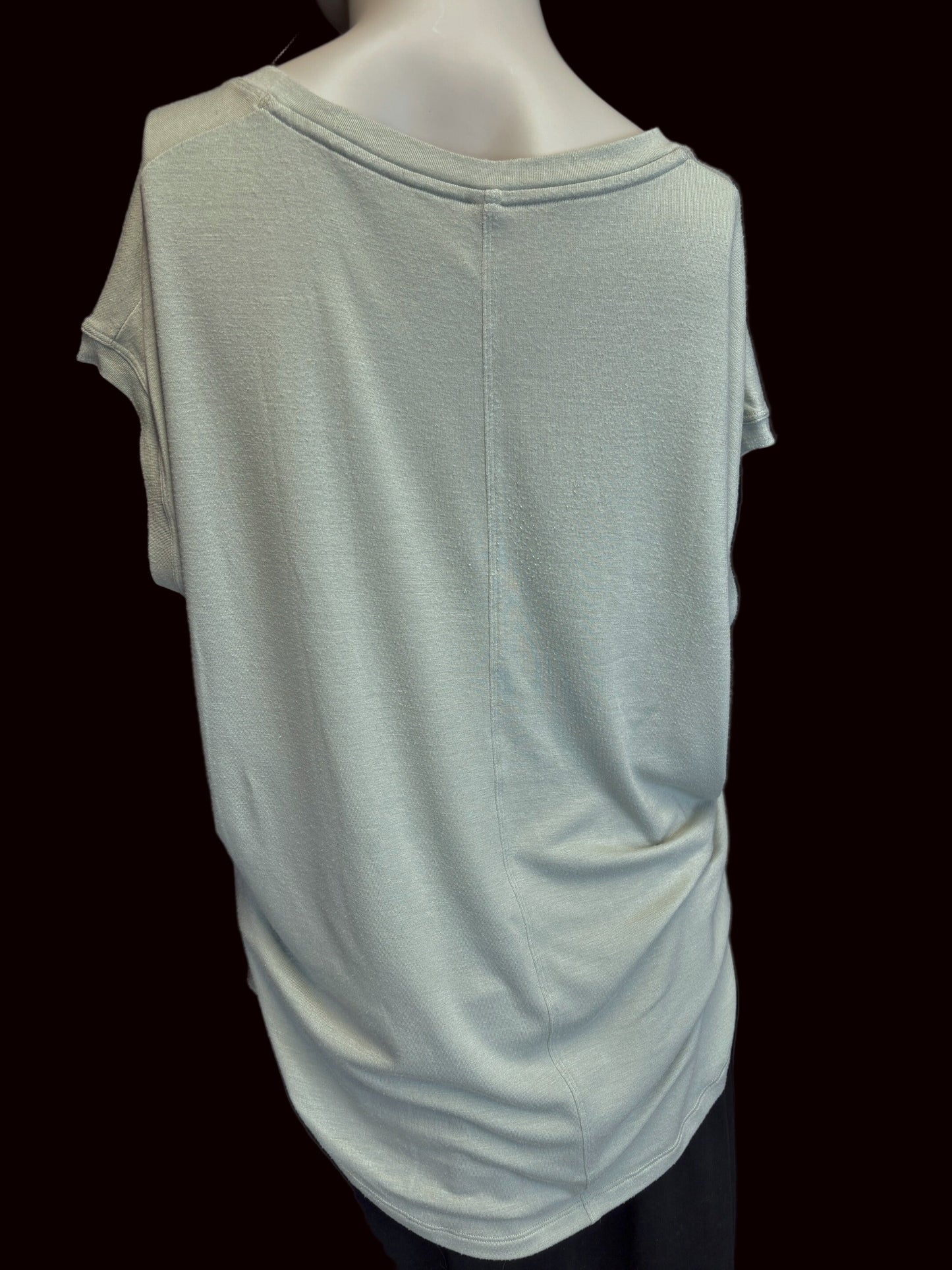 Athleta Prairie Tee product shot showing true color and fit details. Back View