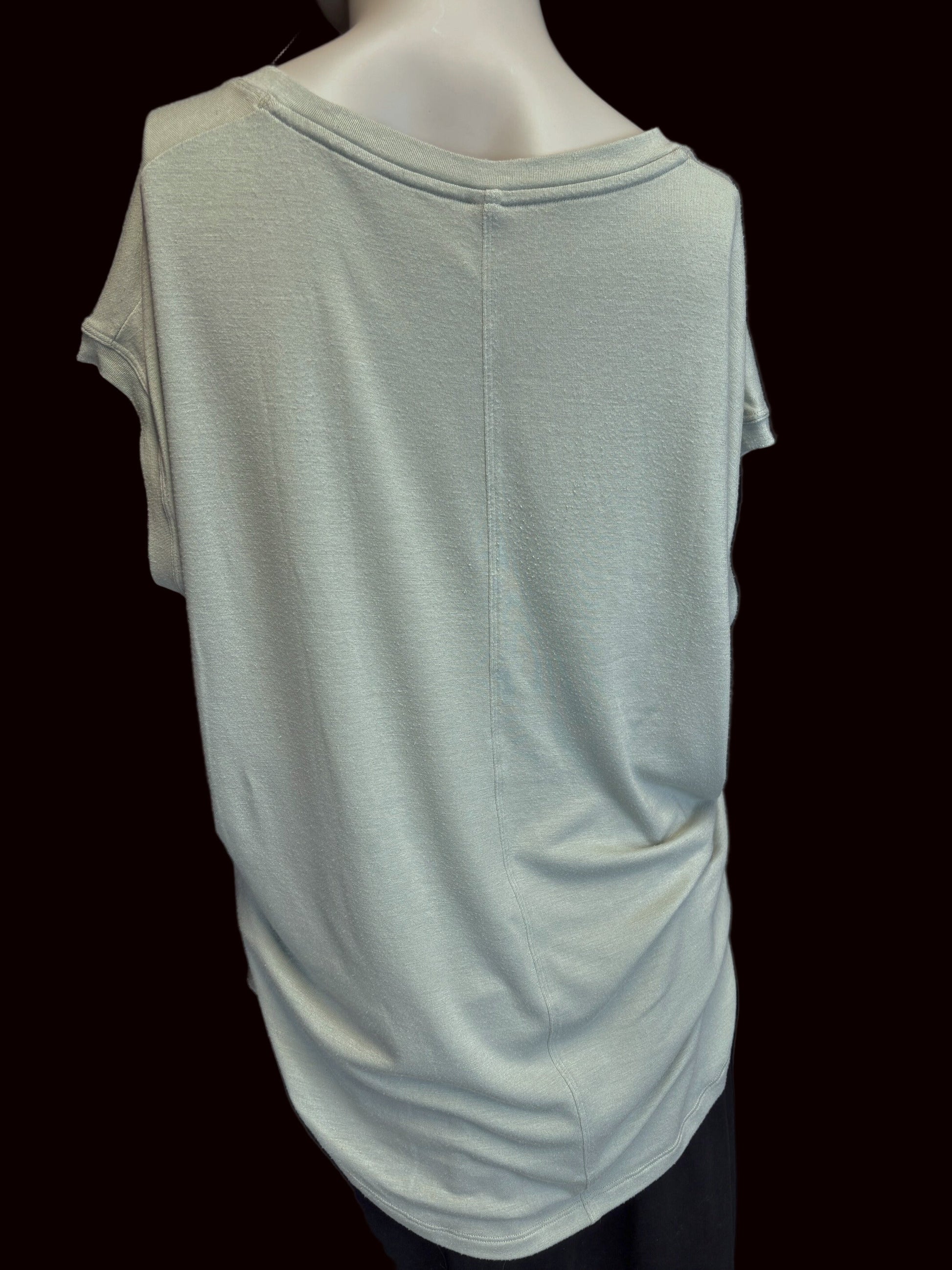 Athleta Prairie Tee product shot showing true color and fit details. Back View