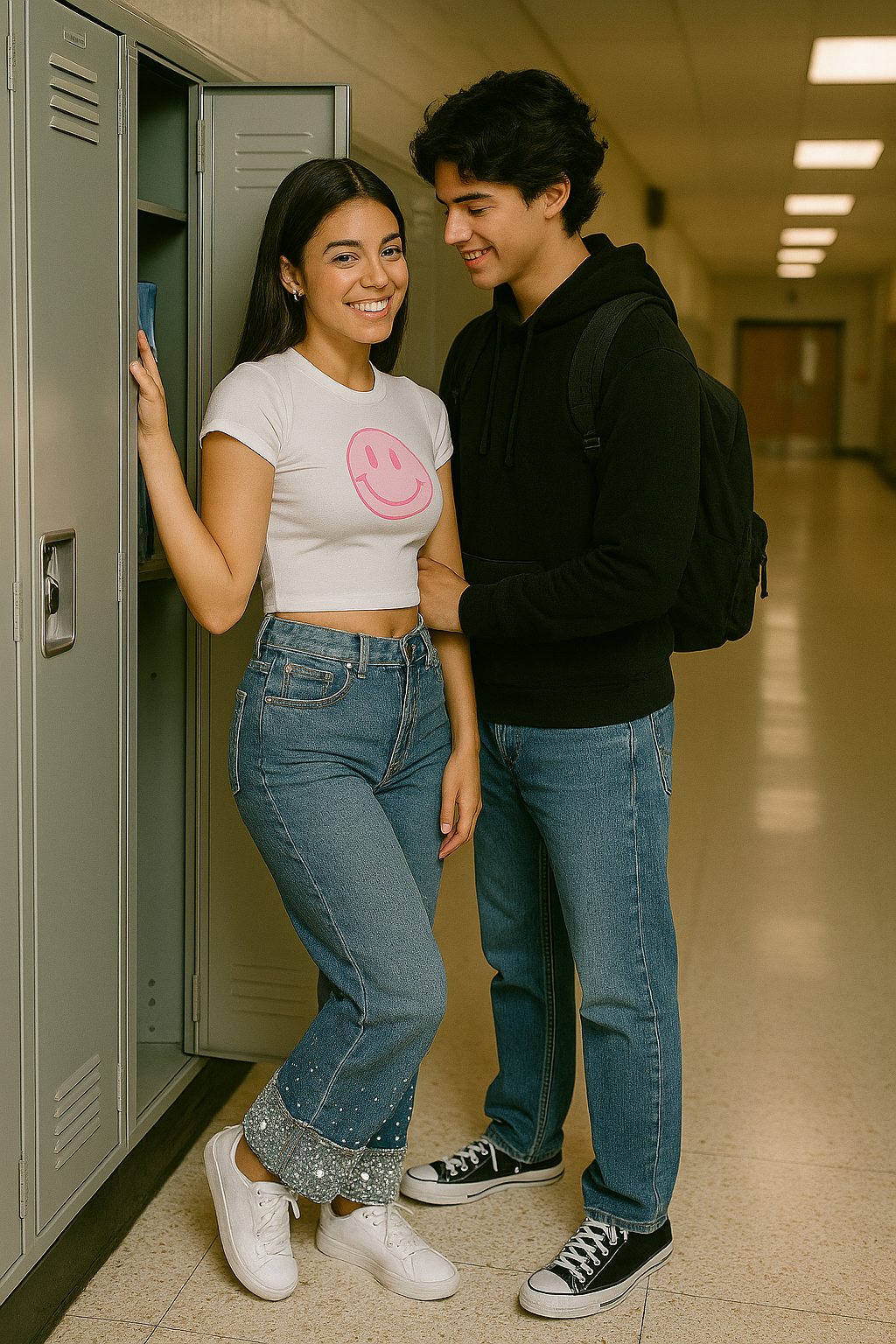 Pilcro - Sparkle Cuffed and Cropped Denim Pants - Size 24 - Teen beauty, sparkly cuff