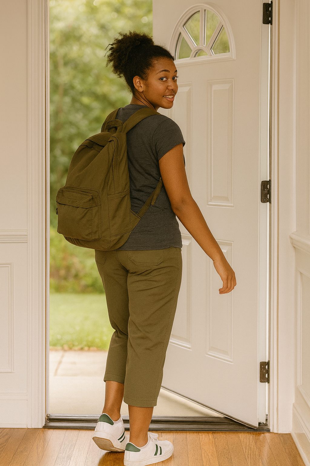 Prana - Army Green 2-in-1 Snap Cuff Capri/Shorts - Size 12 - Everyday wear, Athleisure