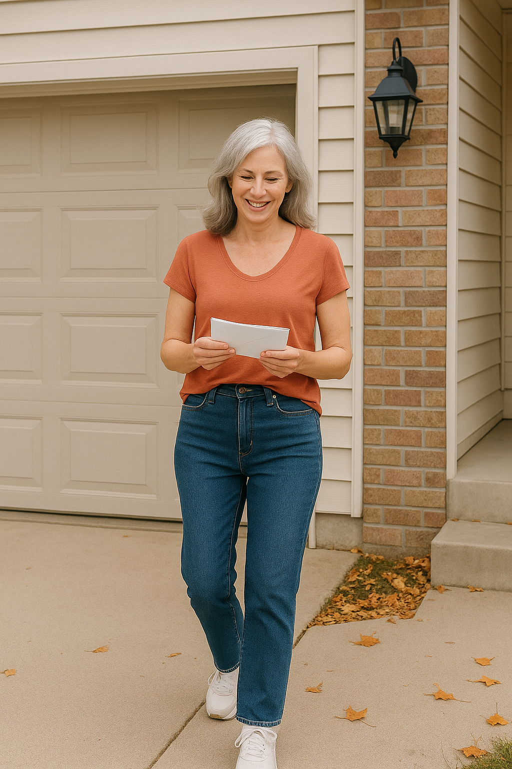 Athleta - Terracotta/Melon Short Sleeve T-Shirt - Size S - confident - relaxed
