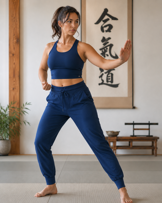Lululemon Dark Blue Joggers Estimated Size 8