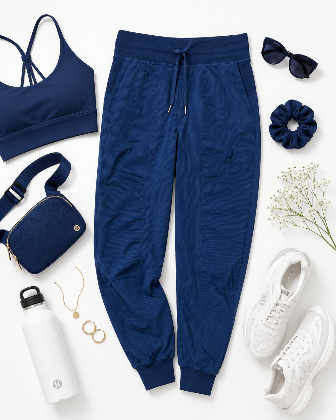 Lululemon Dark Blue Joggers Estimated Size 8