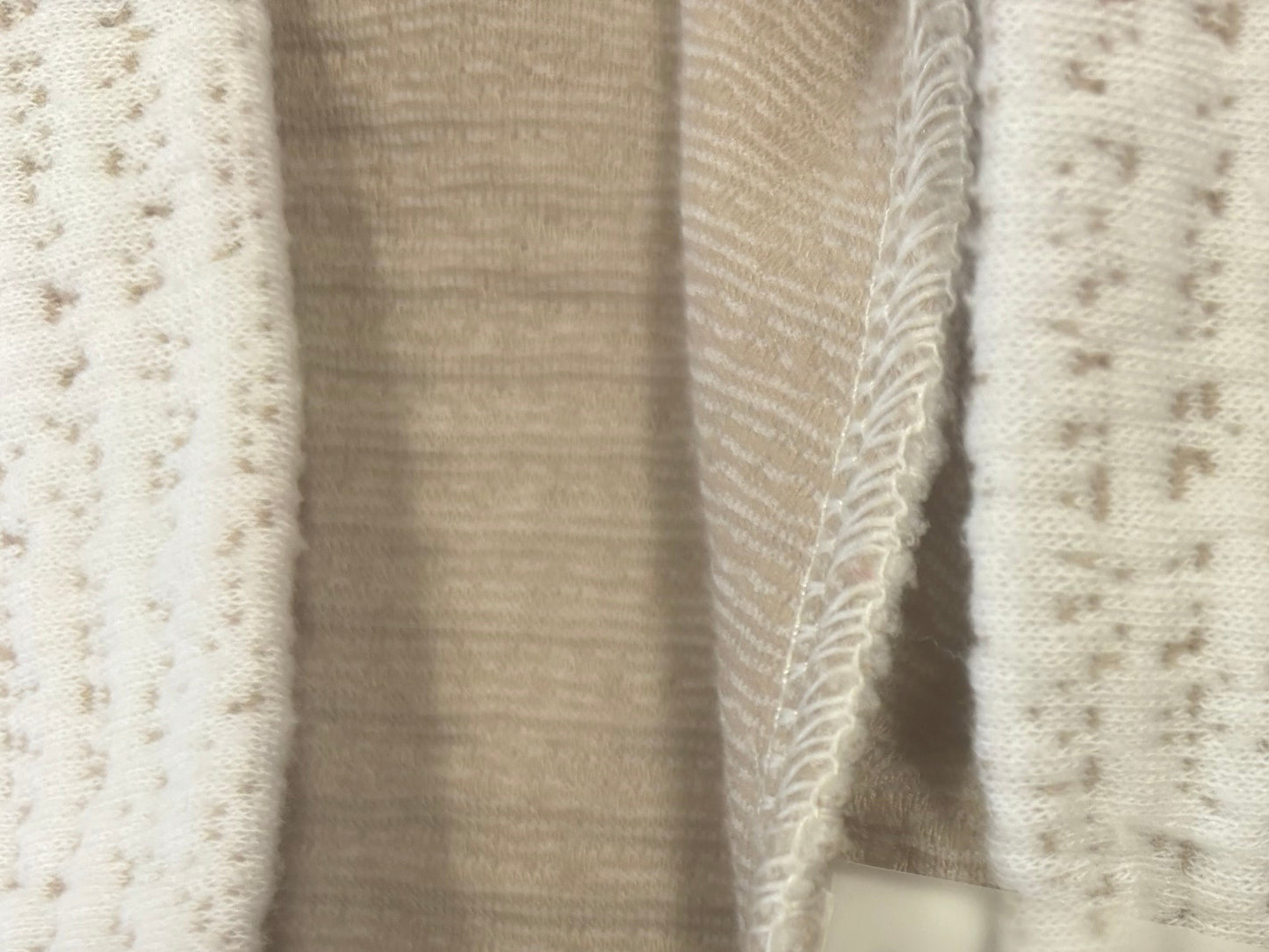 Tan lined sweatshirt, Calia, by Carrie Underwood, great for winter.  tan lining.