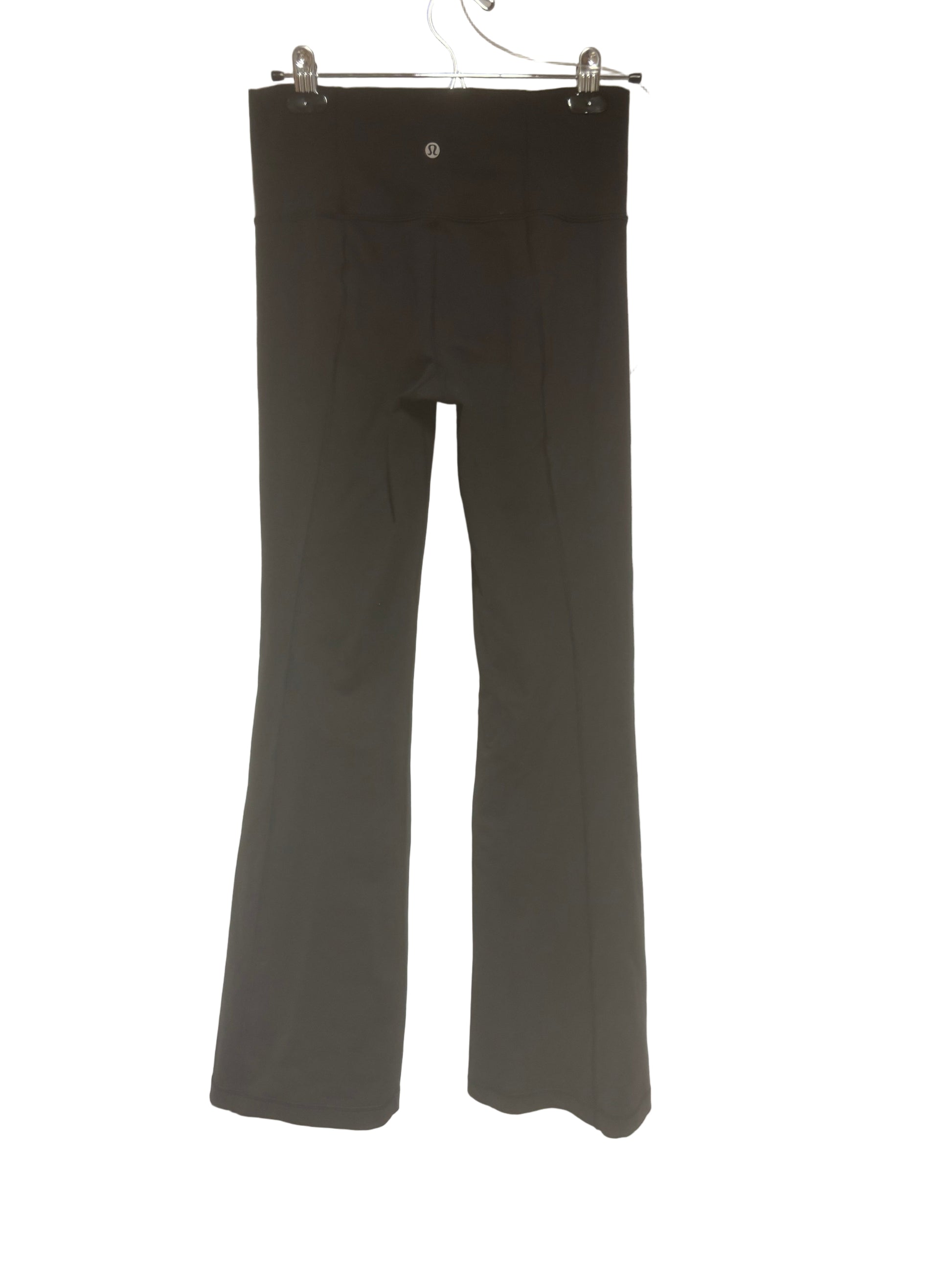 Lululemon - Black Flare Yoga Pants - Size 6 - Confident - Flattering - joy - looking good