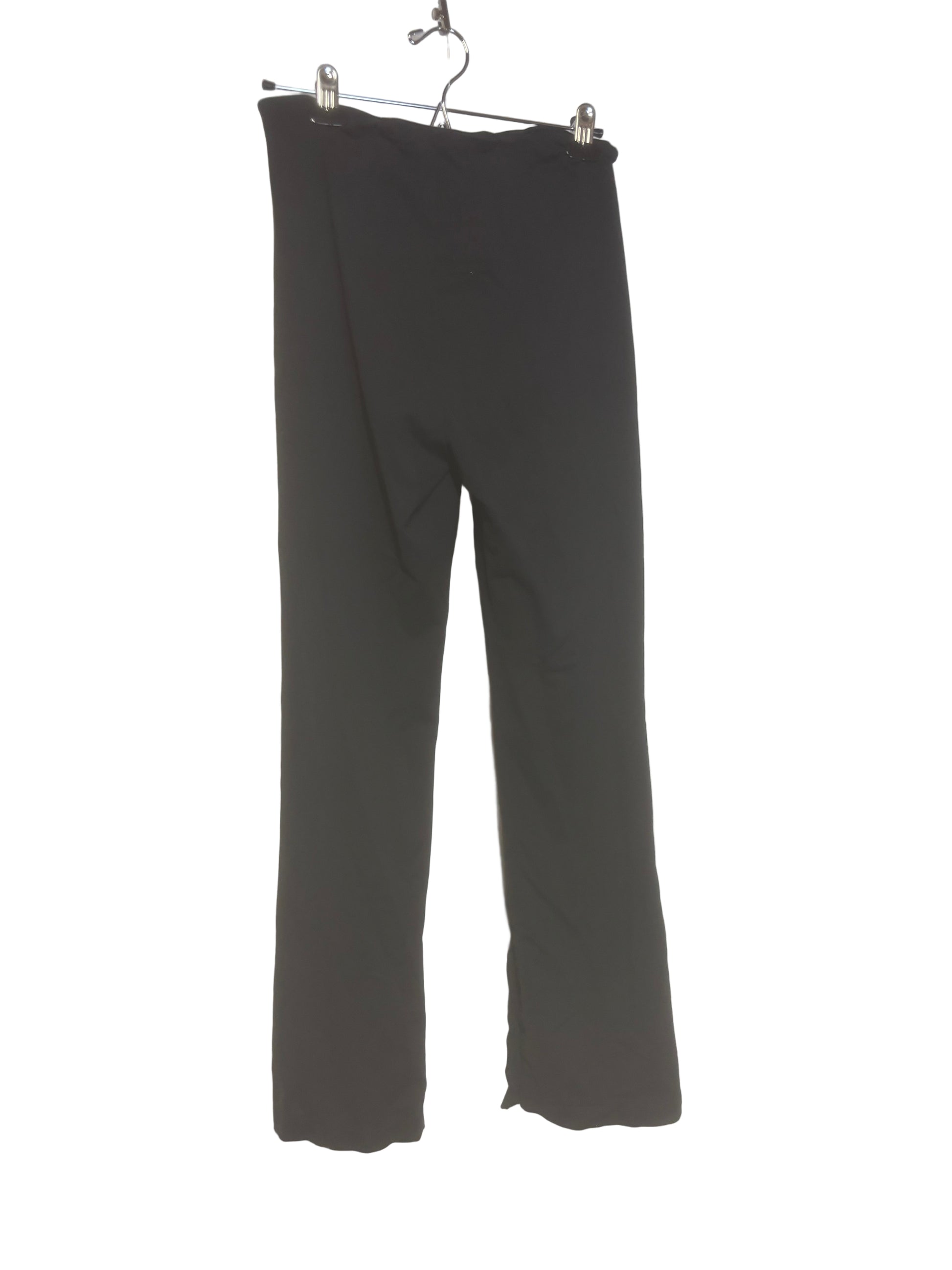 Athleta - Ankle Vent - Black Athletic Flare Pants - Size M - Flare Yoga pants - back view