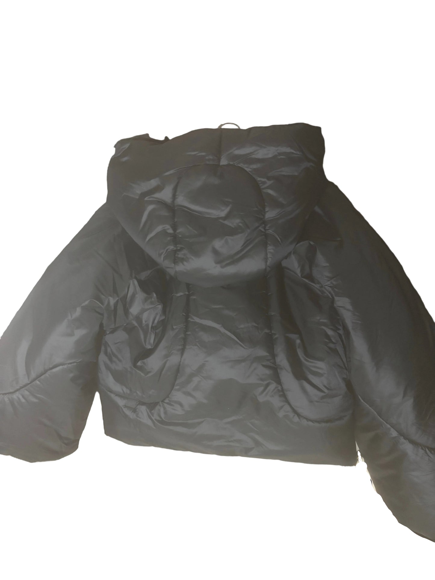 Lululemon - Bougie Black Puffer Short Hooded Coat - Size 0 - cinch waist