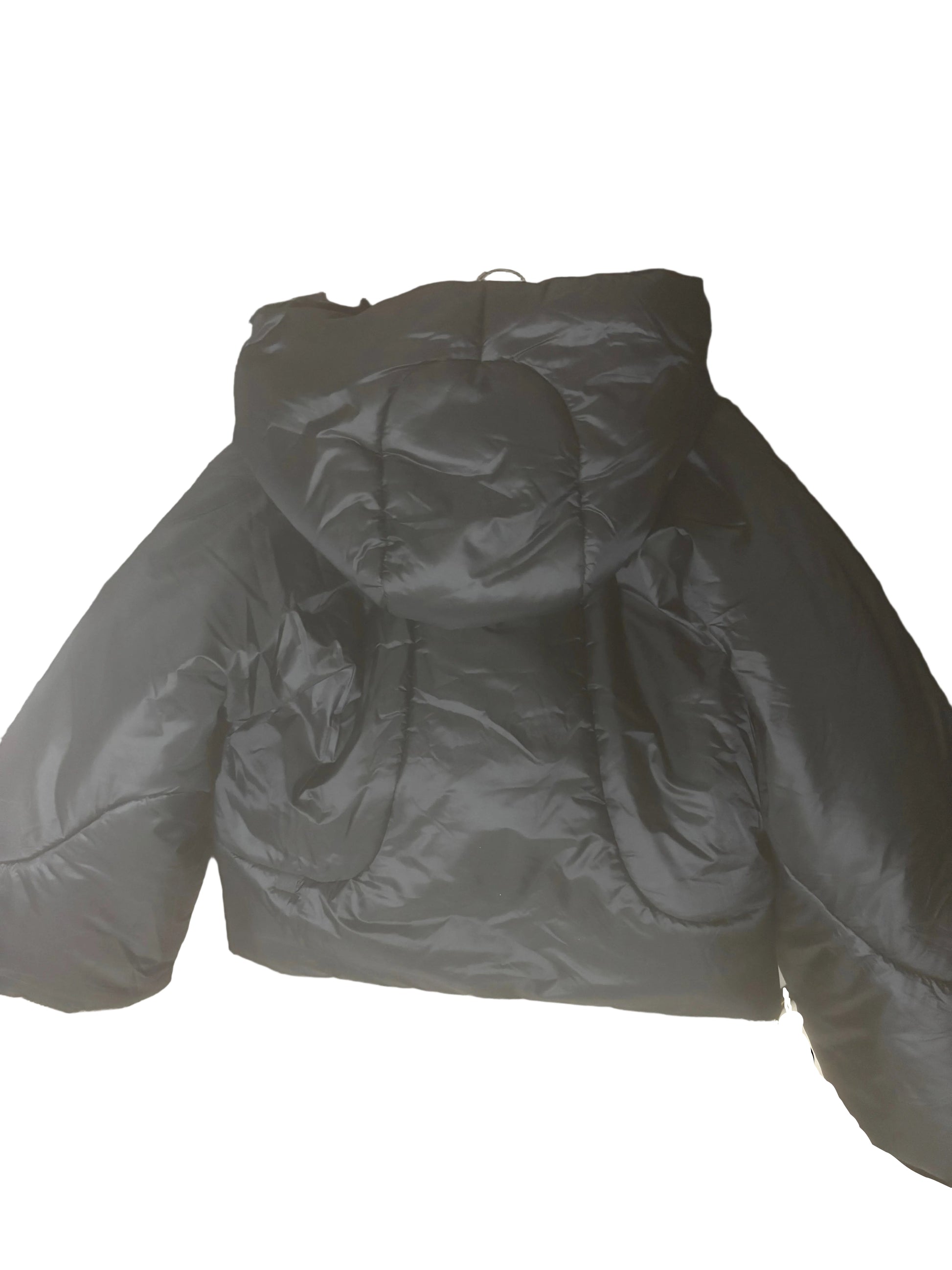 Lululemon - Bougie Black Puffer Short Hooded Coat - Size 0 - cinch waist