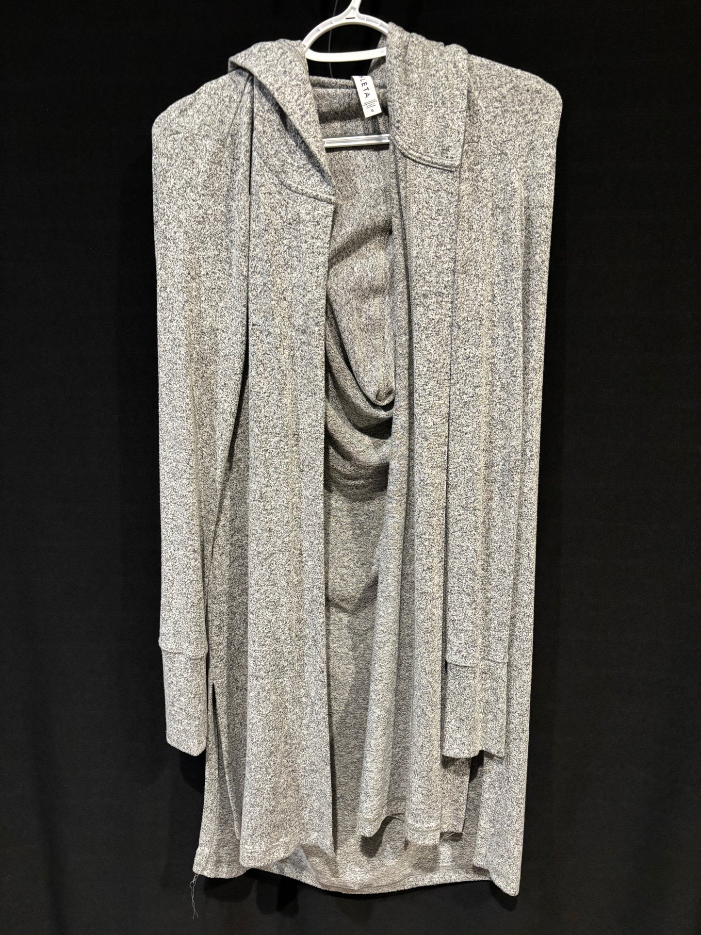 Athleta - Grey Drapey Hooded Sweater - Size S - Drapey back hooded neck.