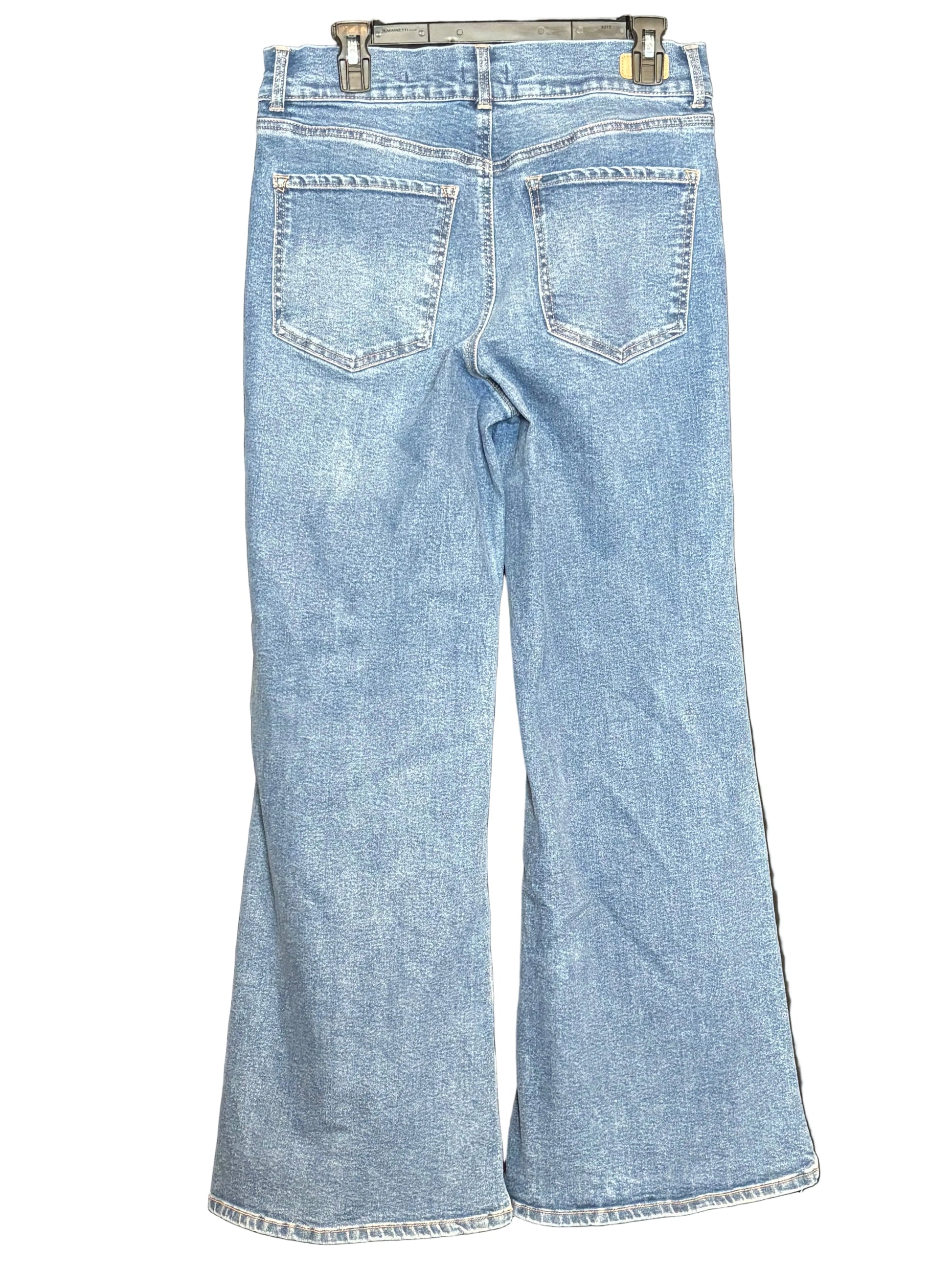 Sophia Jeans - Medium Blue Wide Leg Jeans - Size 12 - Rear View - Flare