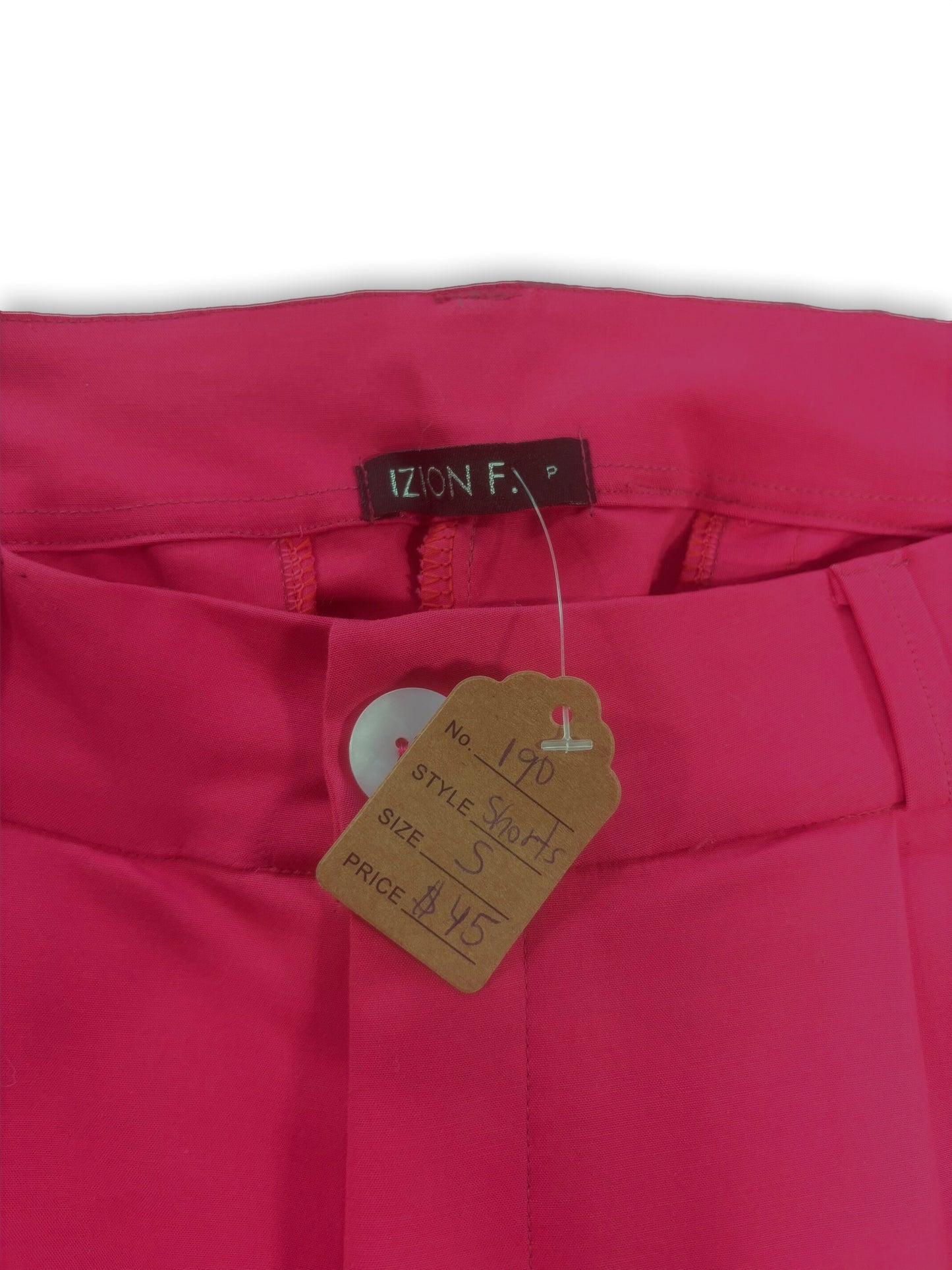 IZion F shorts pleated NWT Size S Coral Pink, high vibes