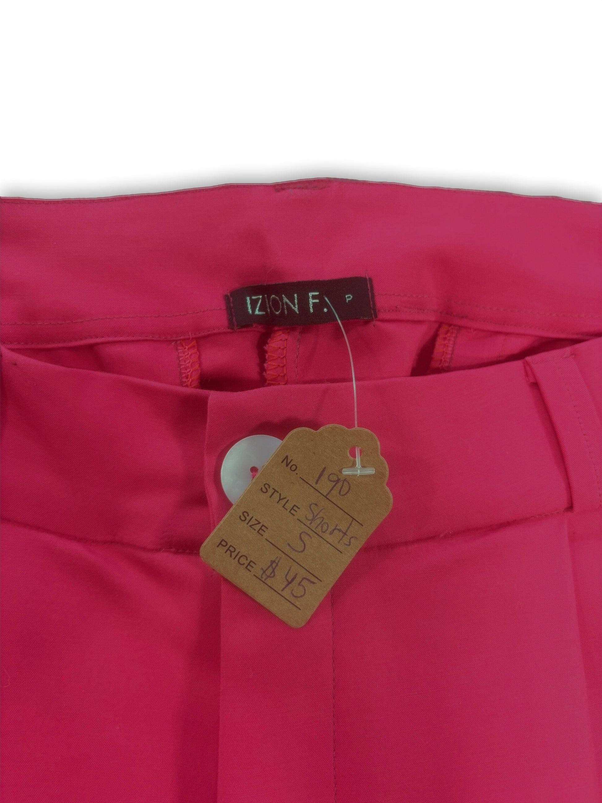 IZion F shorts pleated NWT Size S Coral Pink, high vibes