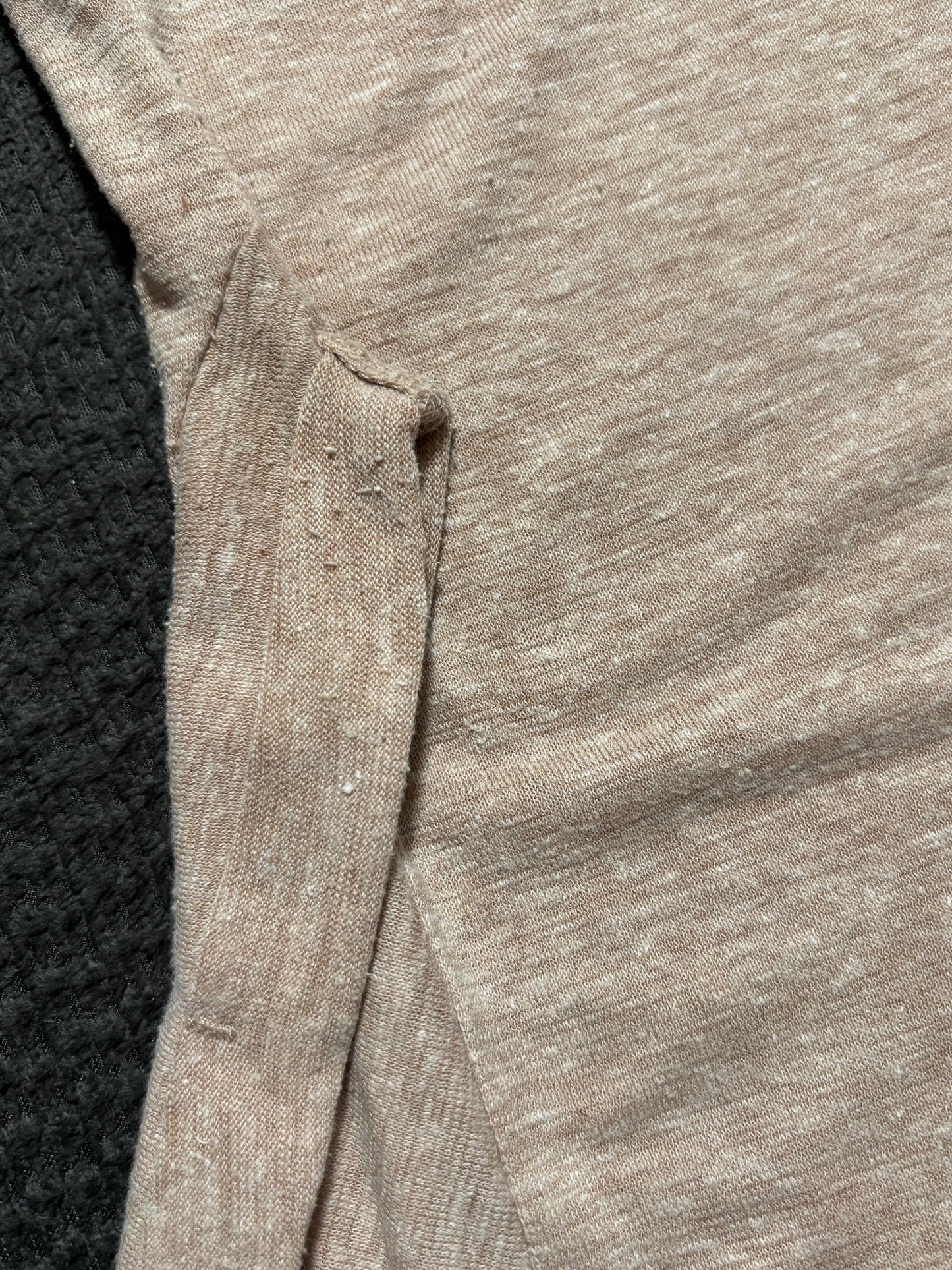 Detail view of Prana Country Crewneck highlighting quality and fit