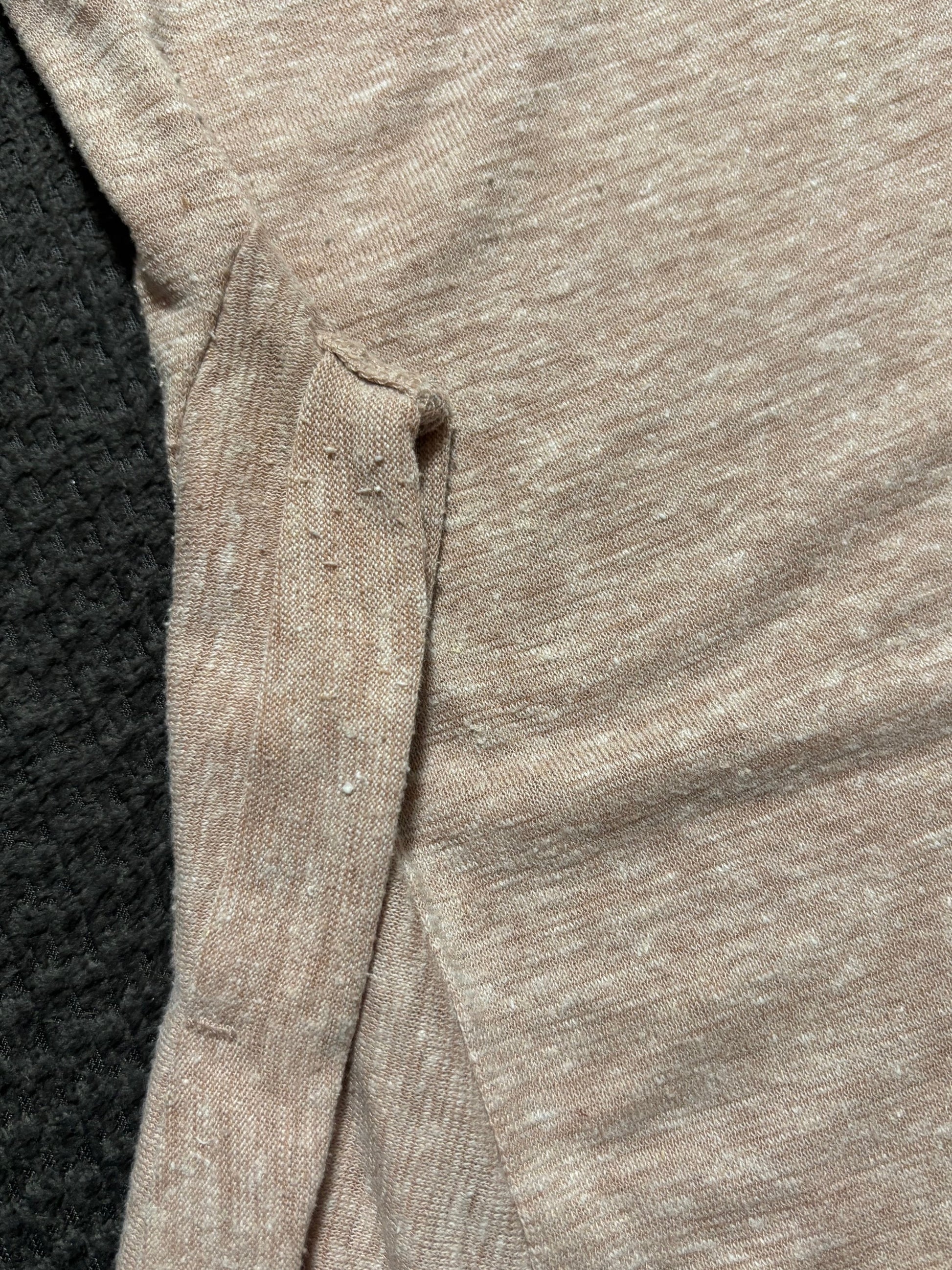 Detail view of Prana Country Crewneck highlighting quality and fit