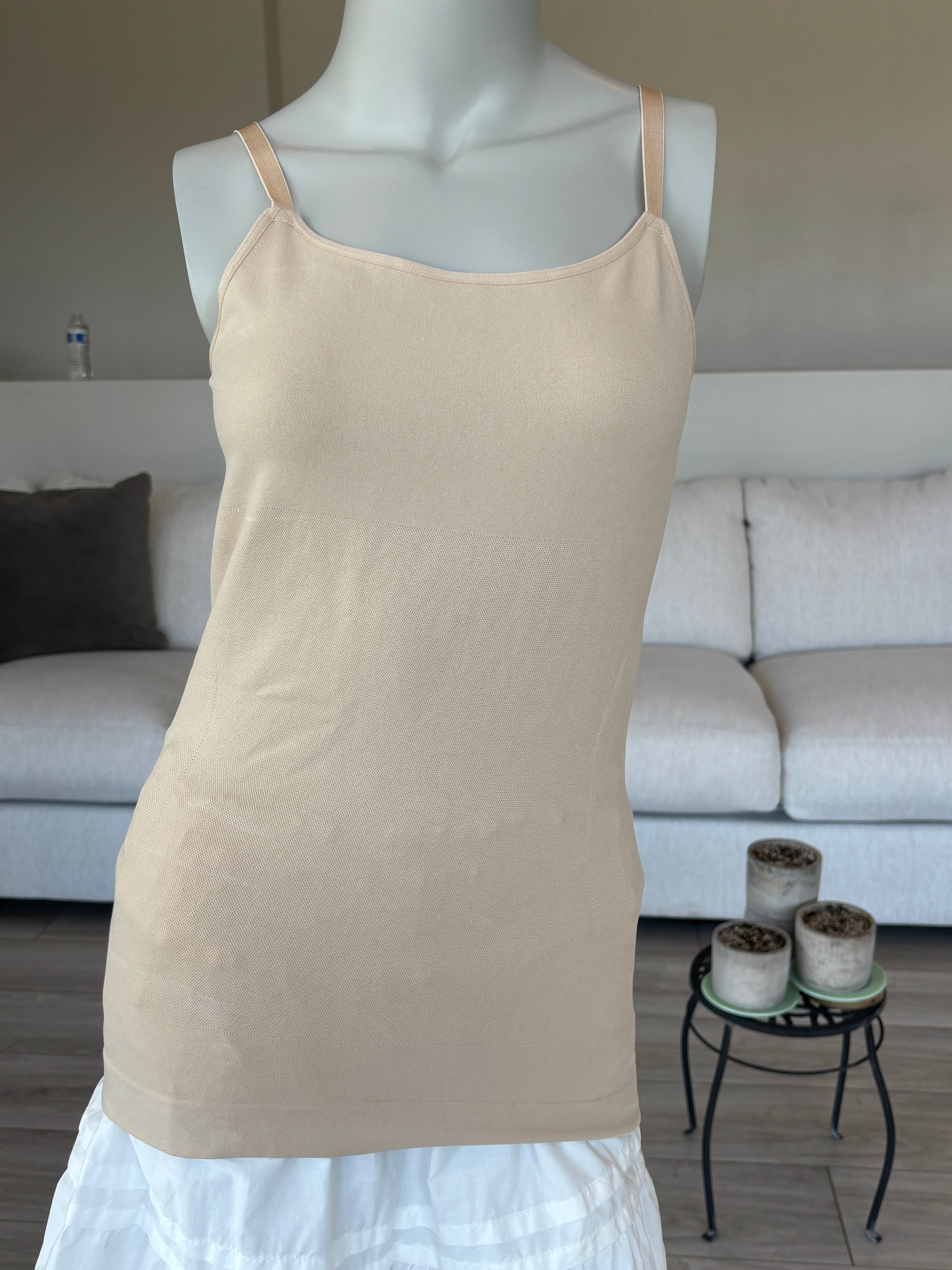 Shapermint Essentials nude tan shaping camisole size XL for layering under tops and dresses
