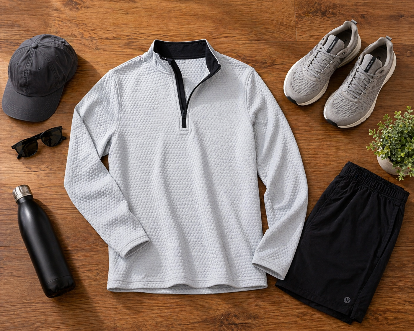 Southern Tide Half Zip Pullover, layer over a shirt or wear on it's own  Flat lay.