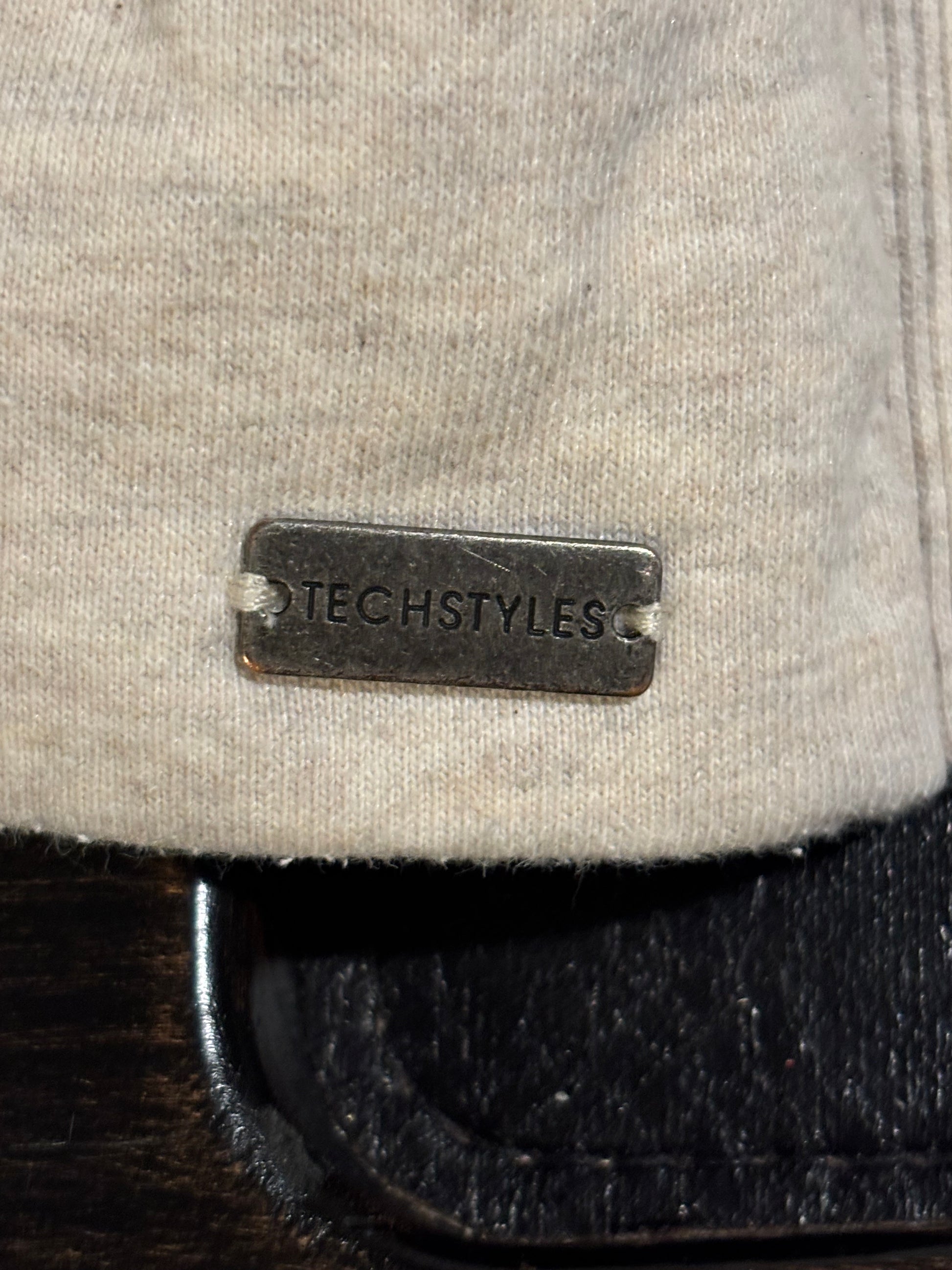 Techstyles - Duke's Waikiki Hooded Sweatshirt - Heathered Tan/Grey - Size XL - Brand label
