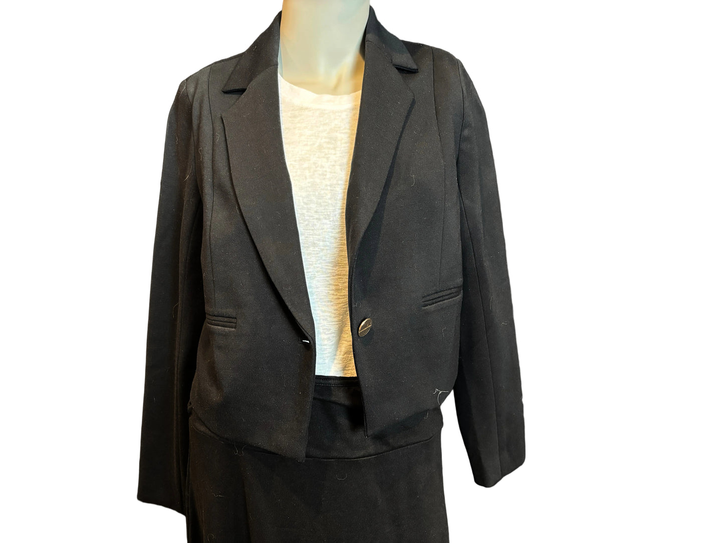 Spanx - Classic Black Cropped NWT Blazer - Size S - Pressional and everyday wear.