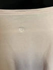 lululemon Wildflower Flow t-shirt logo detail showing brand authenticity