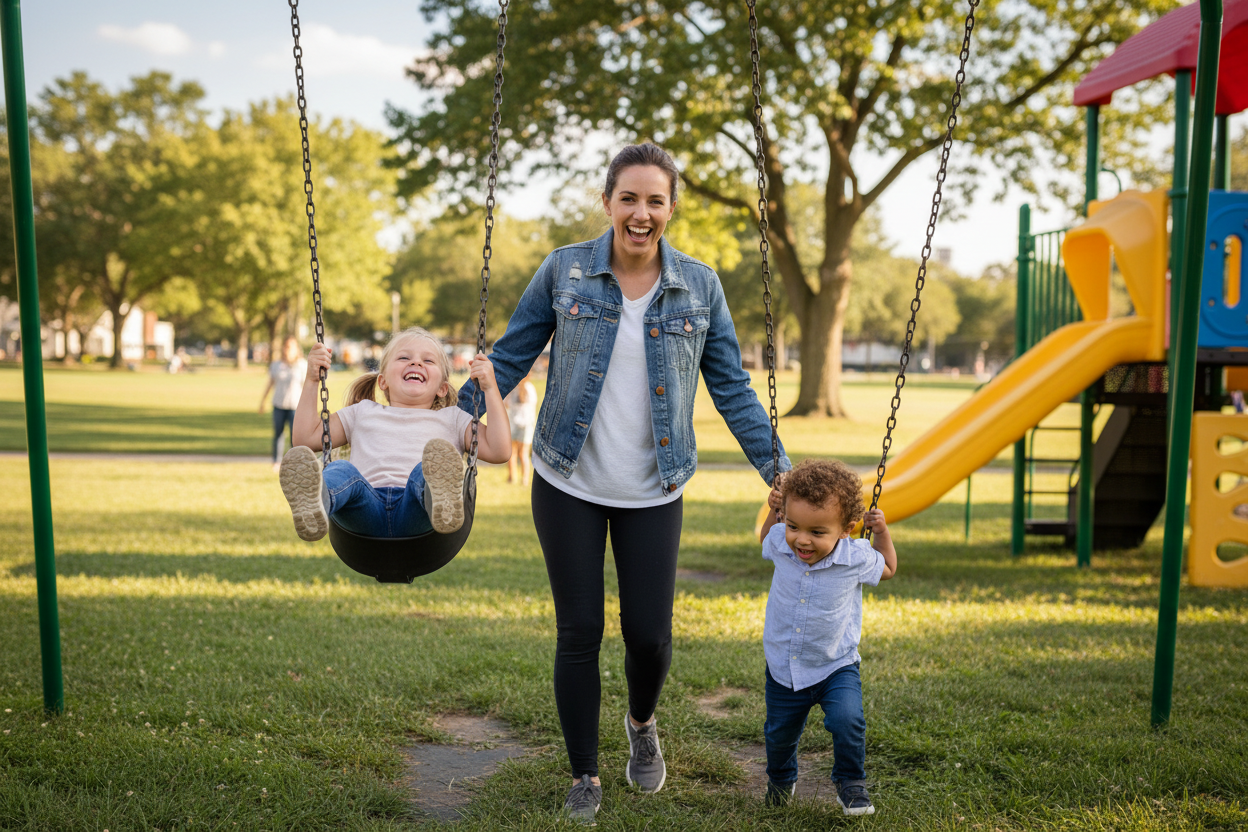 Fidelity Denim - Distressed Denim Jacket with Copper Buttons - Size XS - for moms at park with kids, so cute