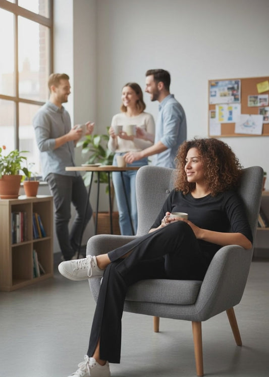 Athleta - Ankle Vent - Black Athletic Flare Pants - Size M