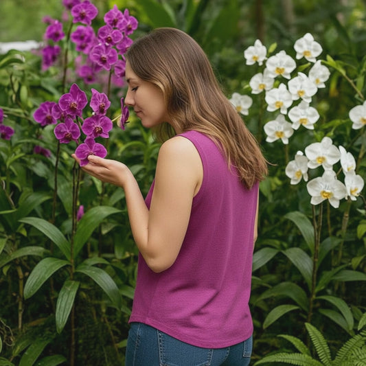 Athleta - Orchid Purple Curved Hem Tank Top - Size S