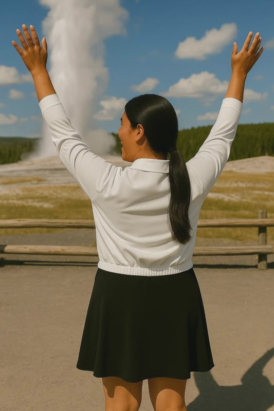 Athleta - Easy Layer Half-Zip - Cream - Size M