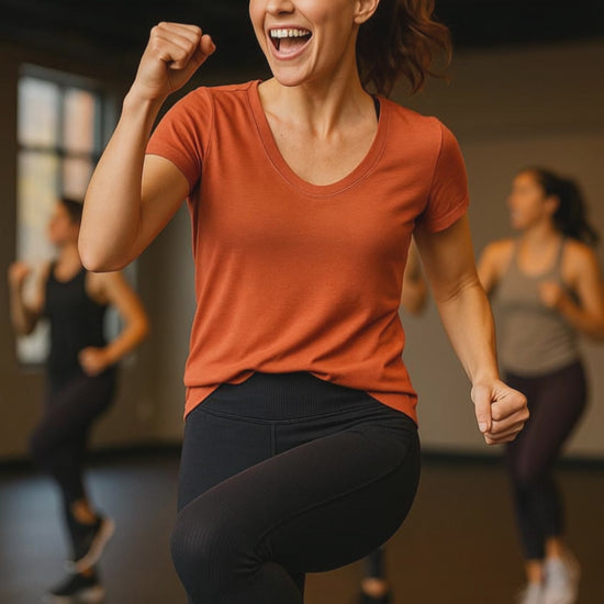 Athleta - Terracotta/Melon Short Sleeve T-Shirt - Size S
