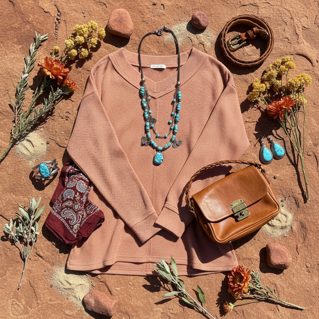 Southern Utah inspired flat lay